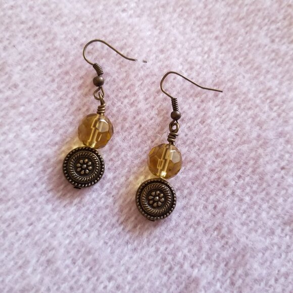 New Handmade Earrings with cryatals - Picture 5 of 5